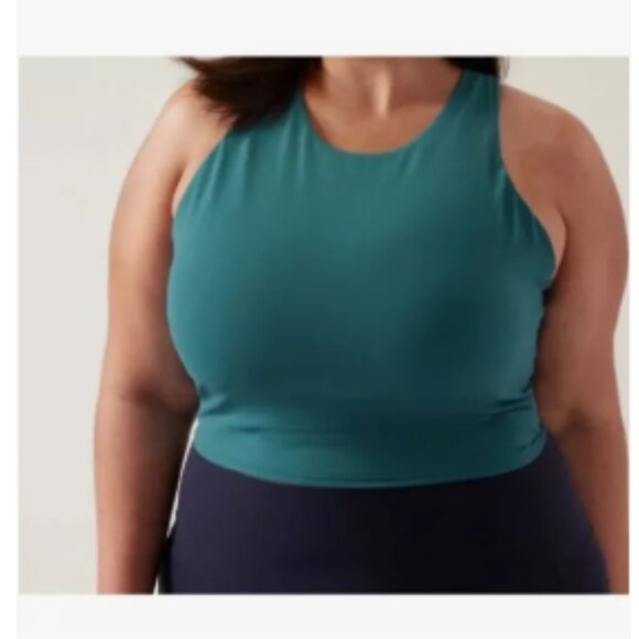 Athleta Tops - Athleta Conscious Crop D-DD 2X Borealis Green